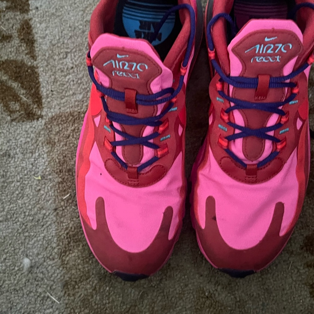 Nike Air Zoom Pink and Red Running Shoes
